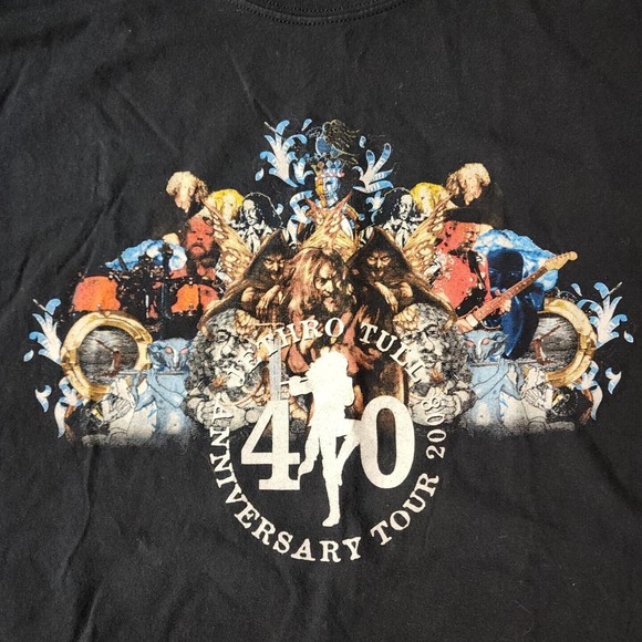 Jethro Tull Shirt Mens M Anniversary Tour 2008 Double Sided Tee Adult - Picture 2 of 4